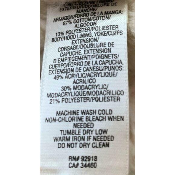 Juicy Couture Gray Faux Fur Lined CoatJacket Size Medium - Picture 4 of 5